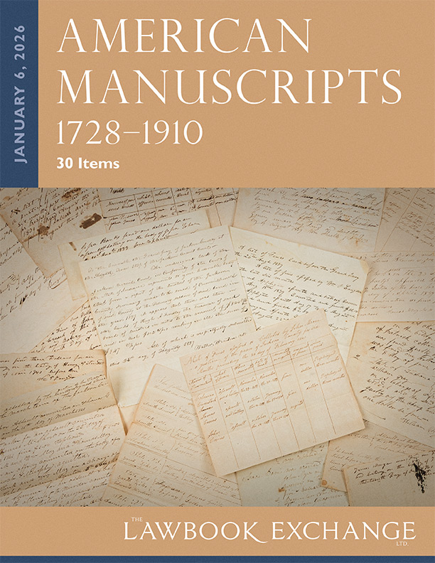 American Manuscripts, 1728-1910 – 30 Items