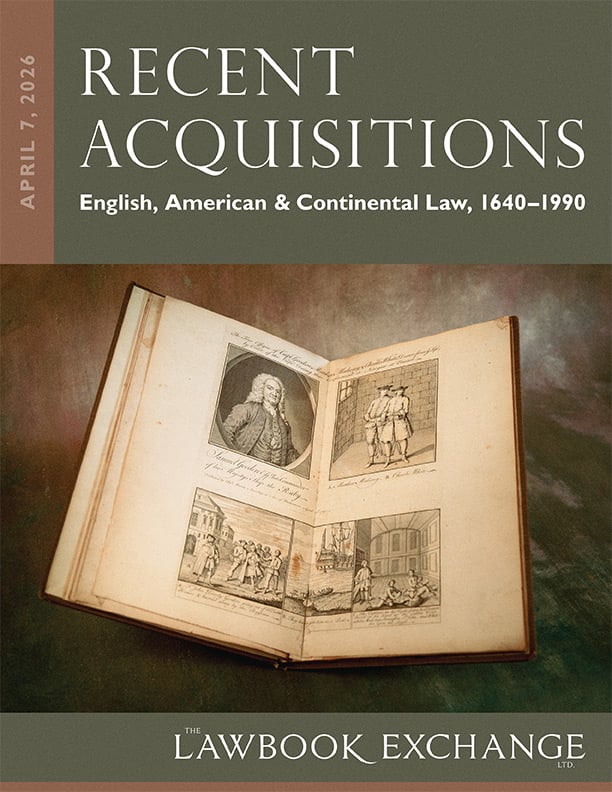 Recent Acquisitions: English, American & Continental Law, 1640-1990
