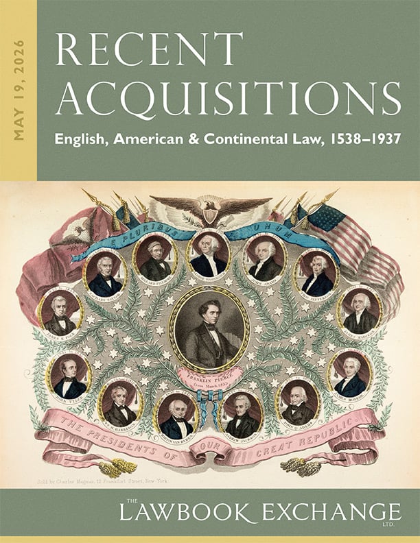 Recent Acquisitions: English, American & Continental Law, 1538-1937