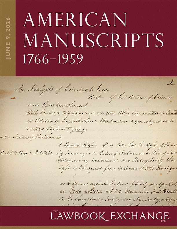 American Manuscripts, 1766-1959