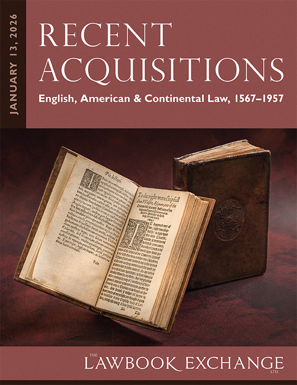 Recent Acquisitions: English, American & Continental Law, 1567–1957