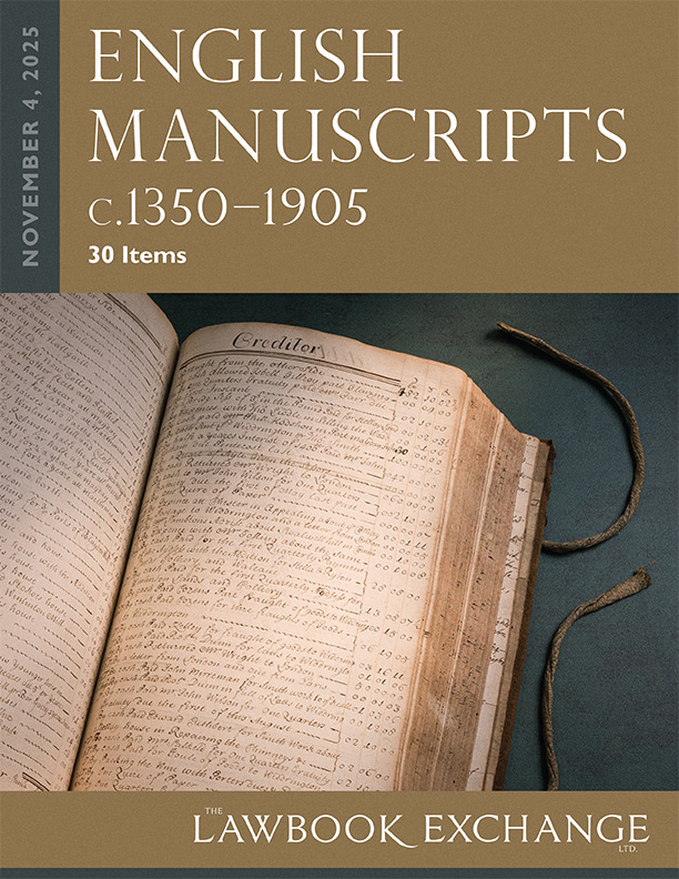 English Manuscripts, c.1350-1905 – 30 Items