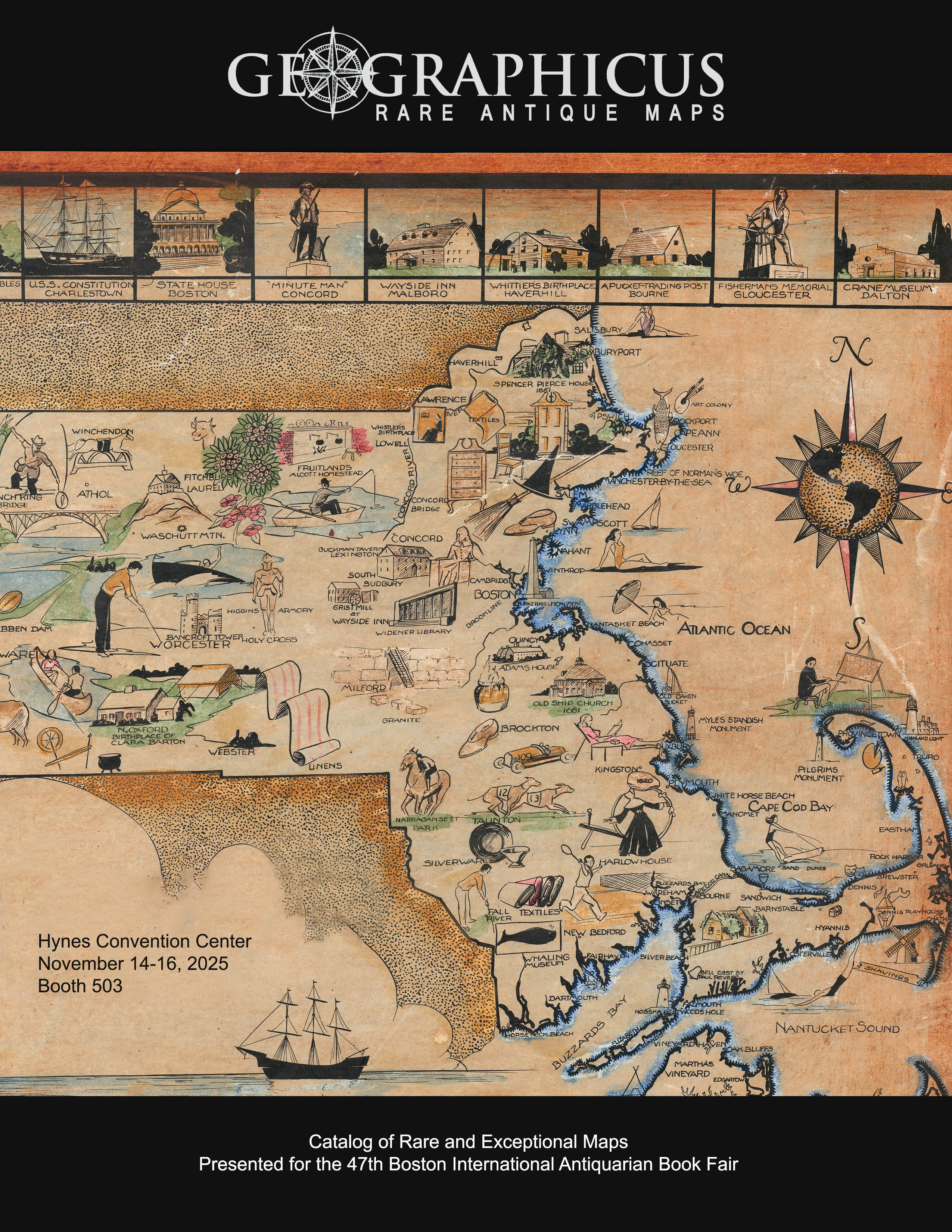 Geographicus Map Catalog for the 2025 47th Boston International Antiquarian Book Fair