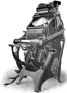 Clamshell Press 'The Golding Jobber' at Work