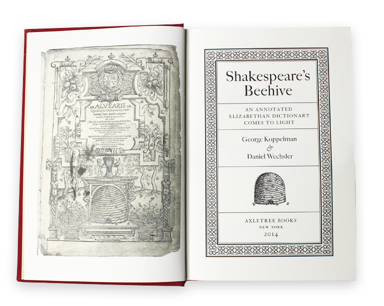 Lecture on Shakespeare's Beehive at Swann Galleries