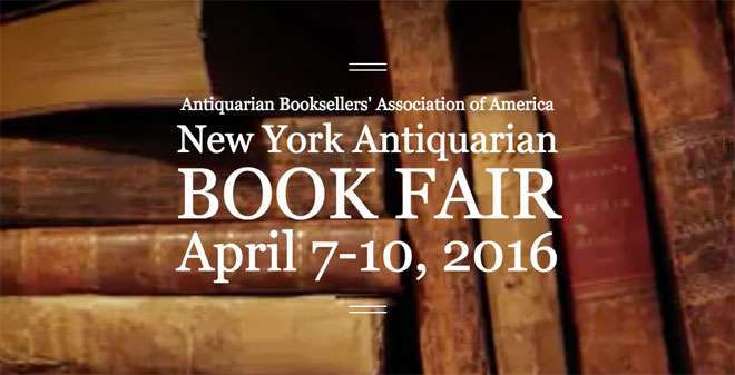 56th Annual New York Antiquarian Book Fair