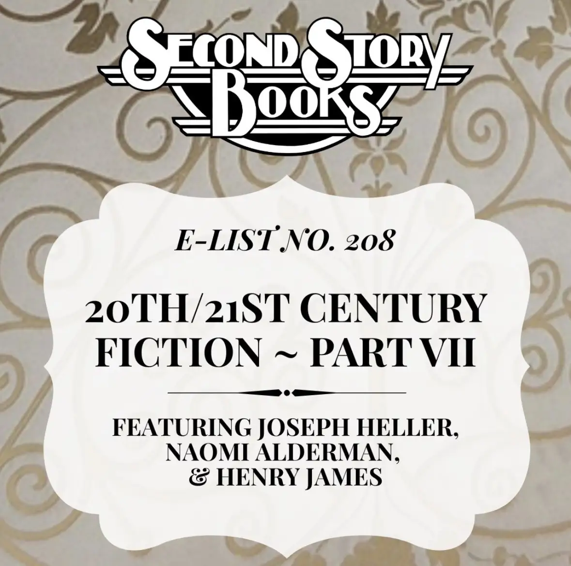 E-List #208: 20th/21st Century Fiction Part the Seventh