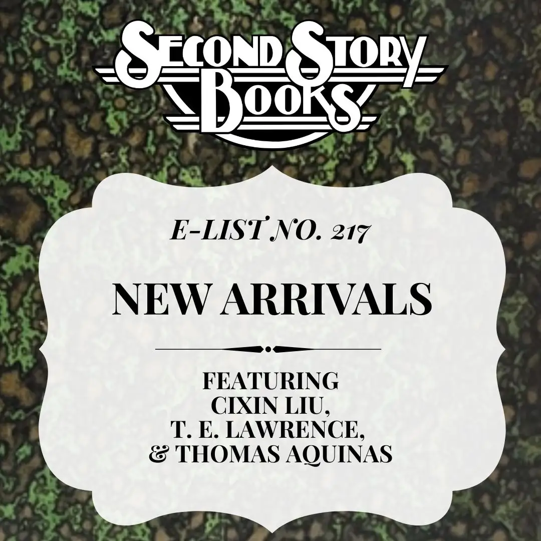 E-List #217: New Arrivals
