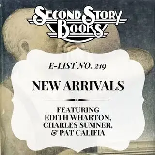E-List #219: New Arrivals