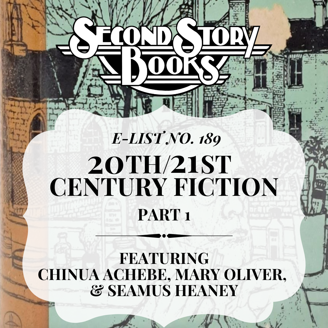 E-List #189: 20th/21st Century Fiction Part 1