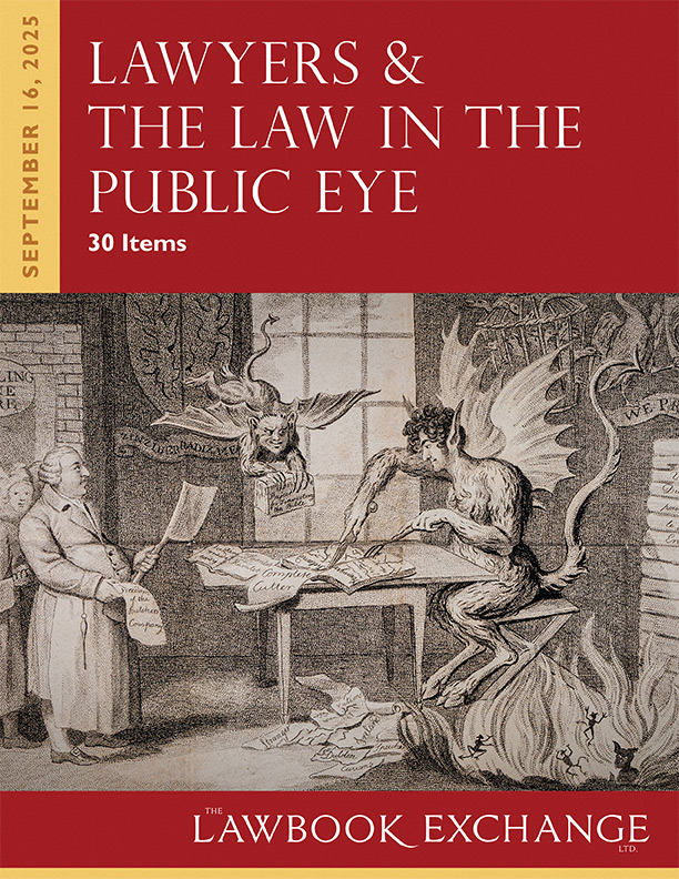 Lawyers &amp; the Law in the Public Eye – 30 Items