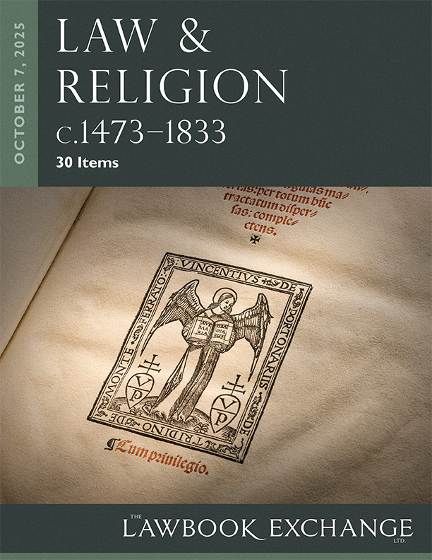 Law &amp; Religion, c.1473-1833 – 30 Items