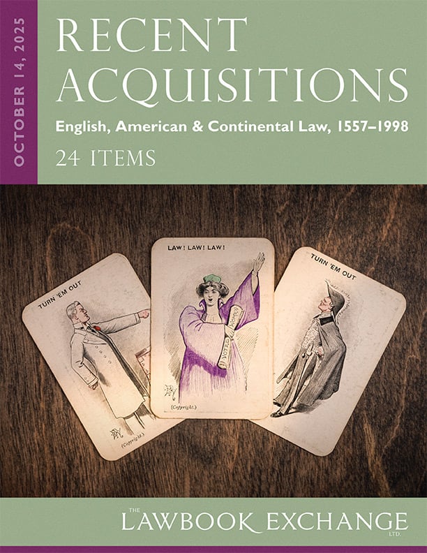 Recent Acquisitions: English, American & Continental Law, 1557–1998