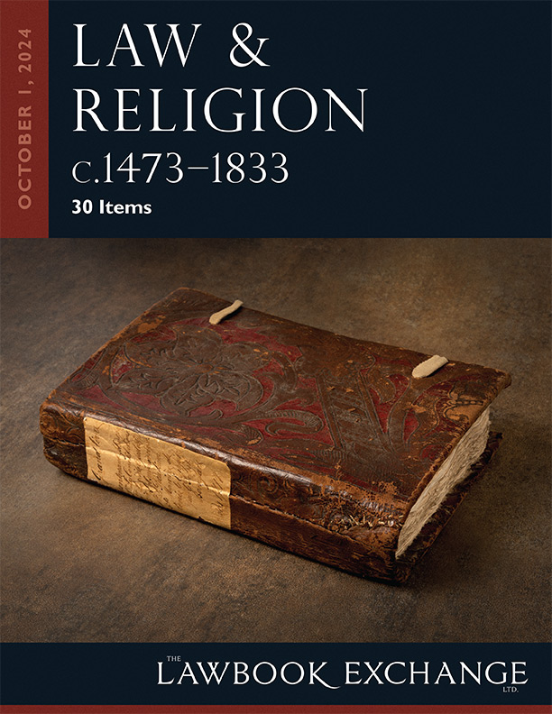 Law &amp; Religion, c.1473–1833: 30 Items