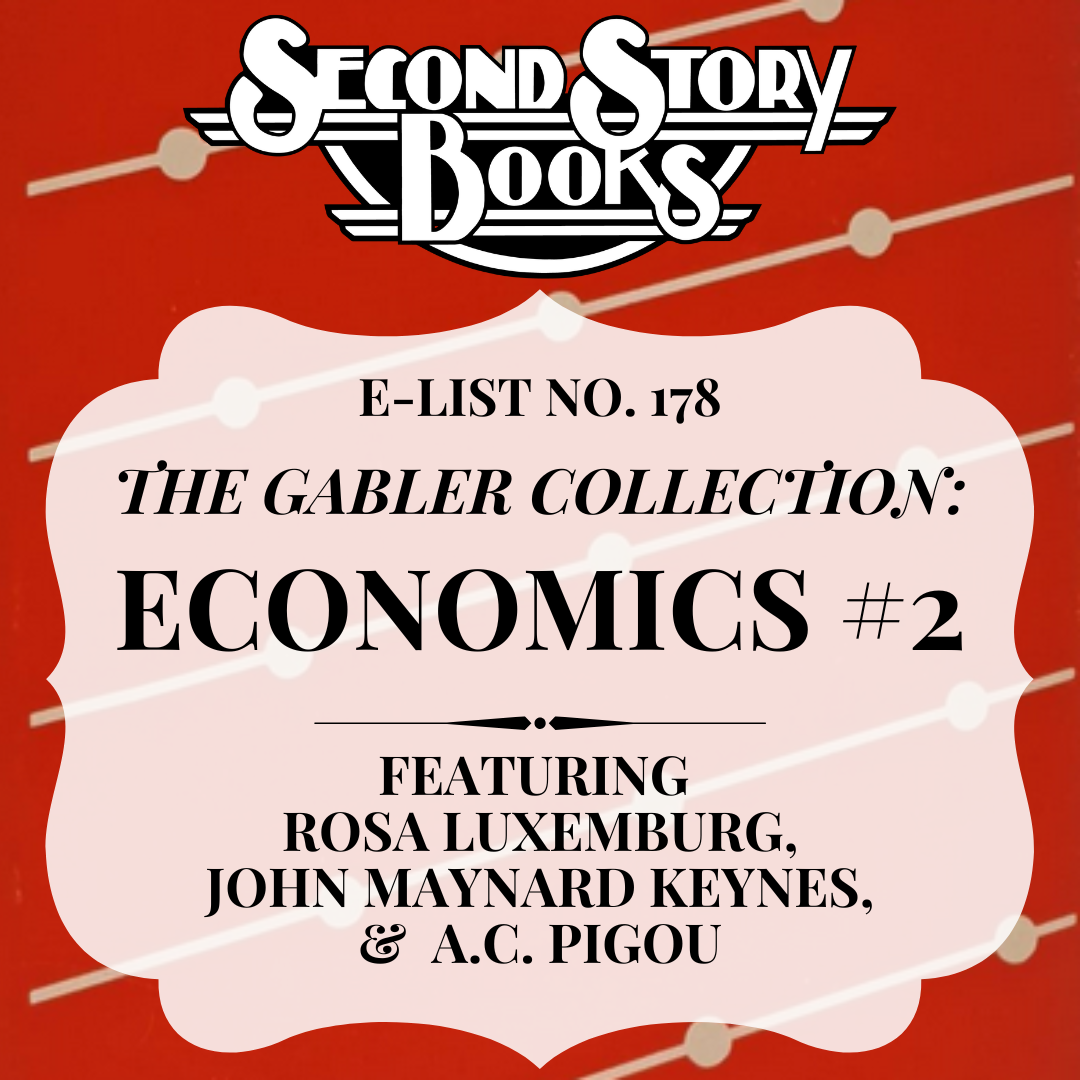 E-List #178: Economics #2, from the Gabler Collection