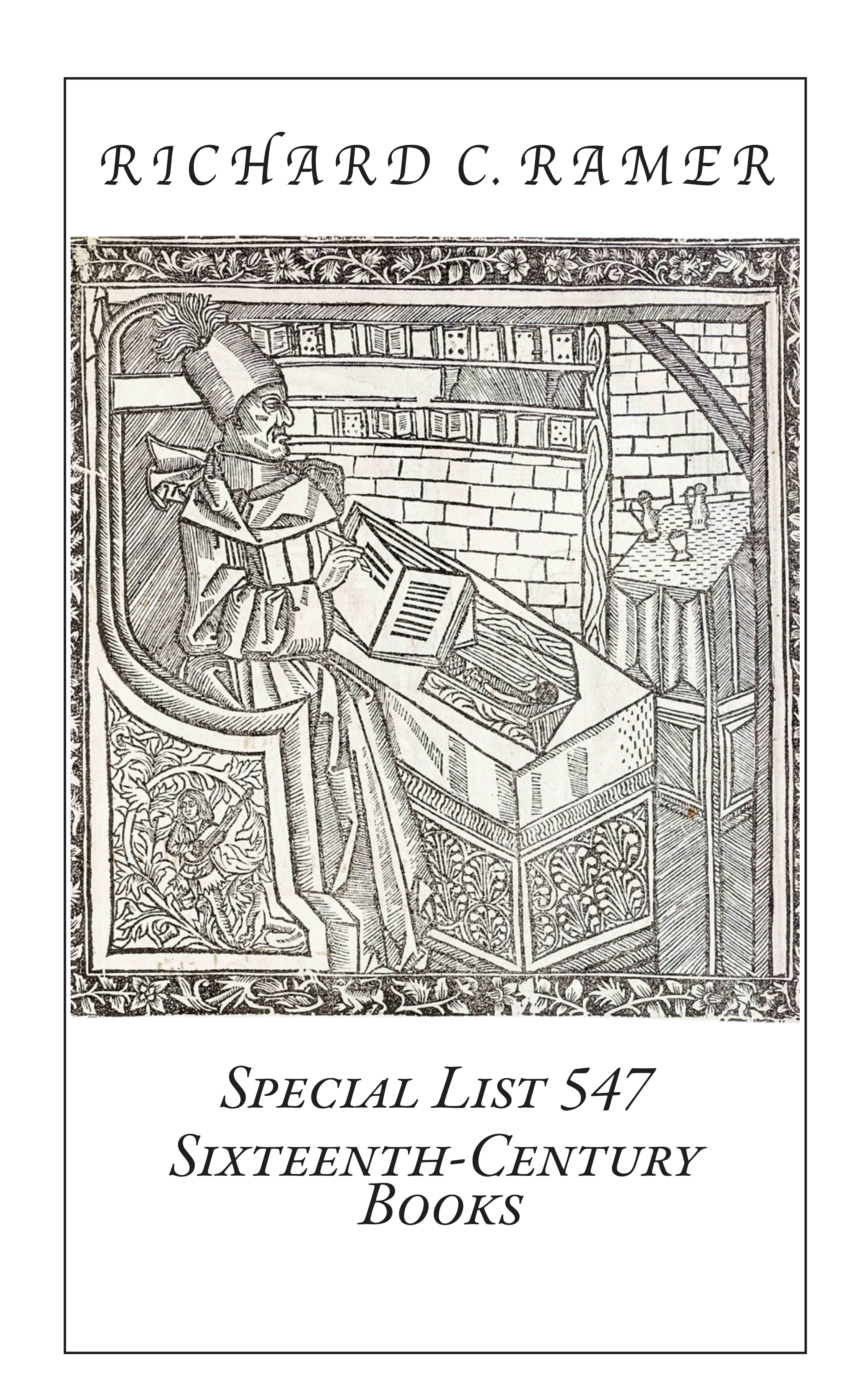 Special List 547: Sixteenth-Century Books