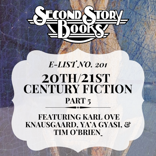E-List #201: 20th/21st Century Fiction Part the Fifth