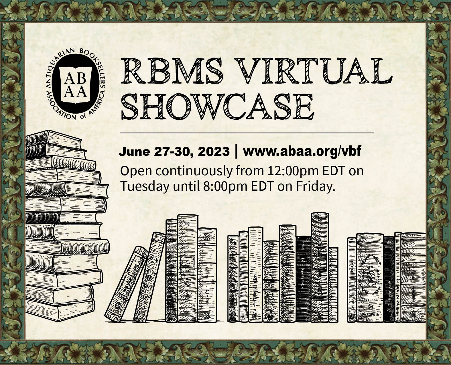 RBMS Virual Showcase 2023