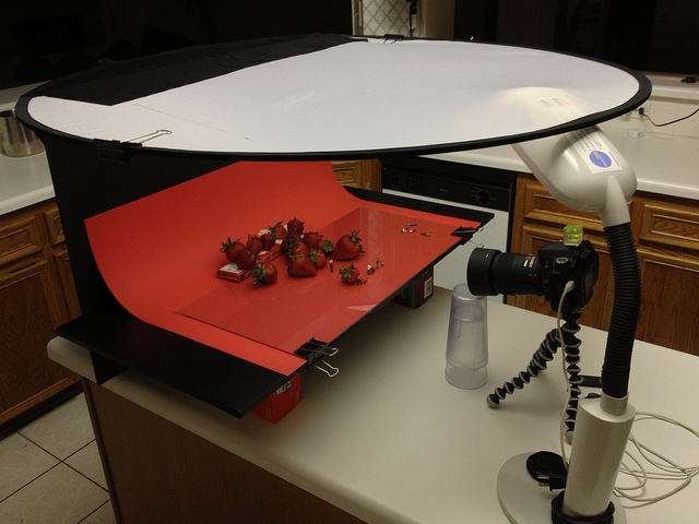 Home photography setup