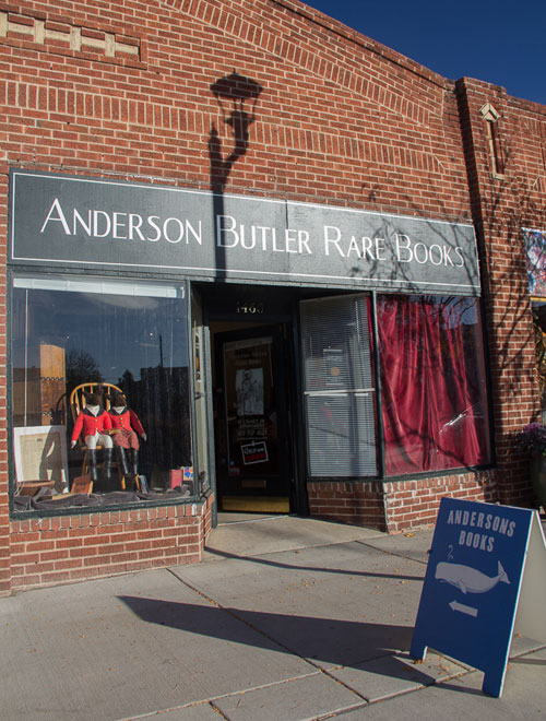 Anderson Butler Rare Books, exterior