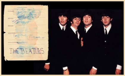 Beatles signatures