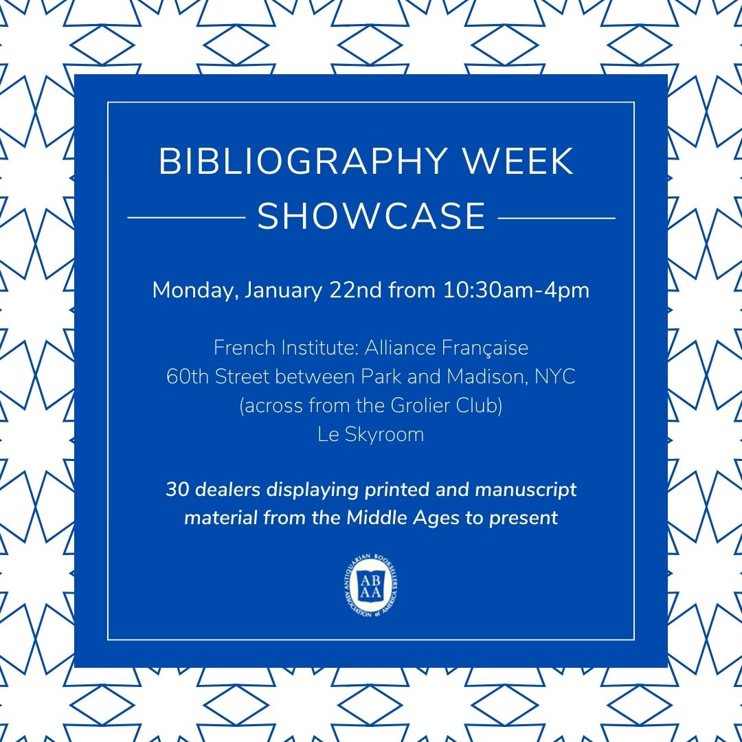 Bibliography Week Showcase 2024