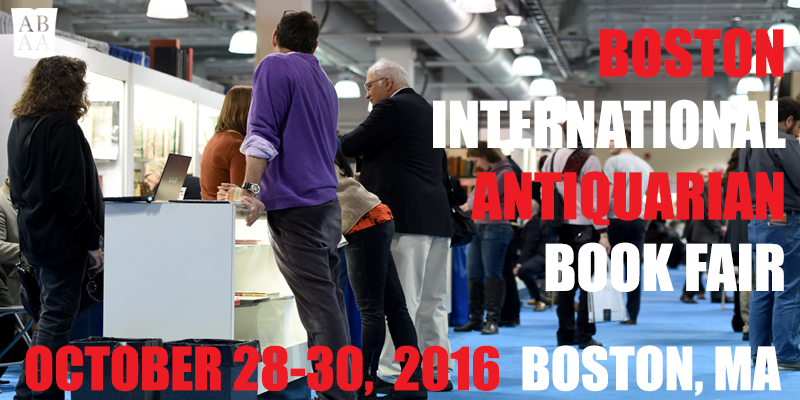 Boston International Antiquarian Book Fair