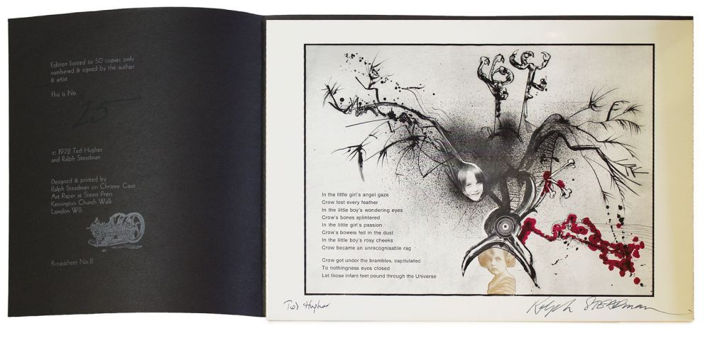 Broadsheet #8, Ted Hughes & Ralph Steadman