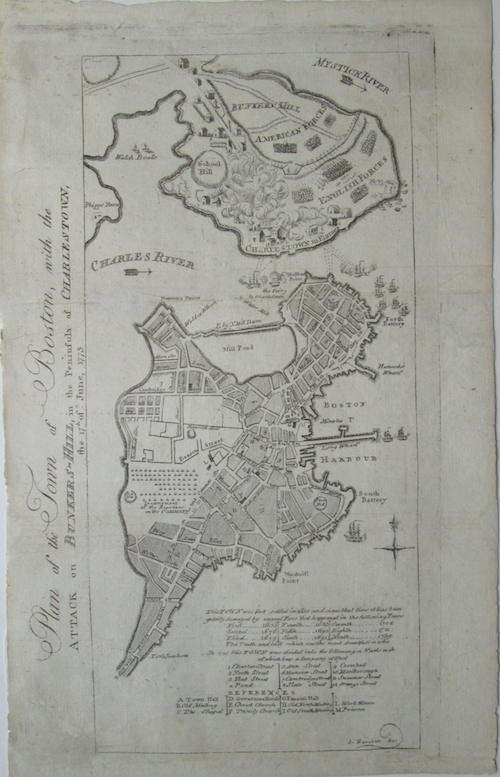 Battle of Bunker Hill Map