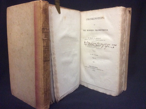 Frankenstein, 2 volume first American edt.
