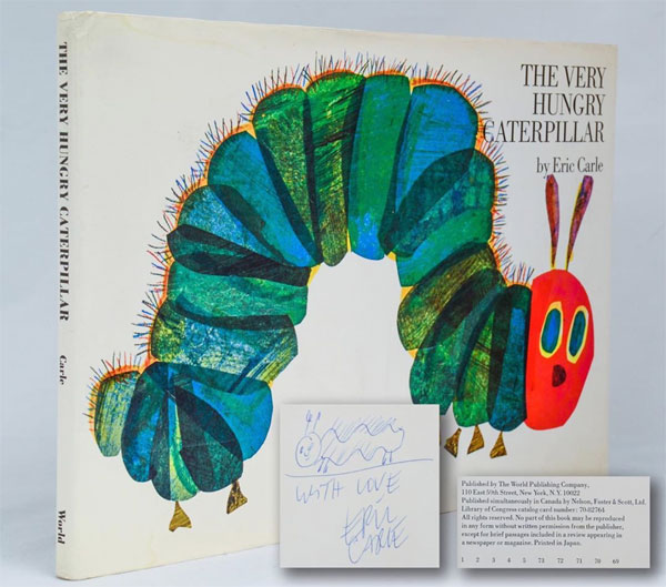 The Very Hungry Caterpillar (First Edition, Signed)