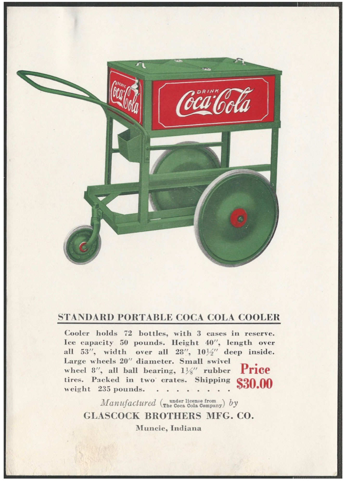 Coca-Cola Cart Poster