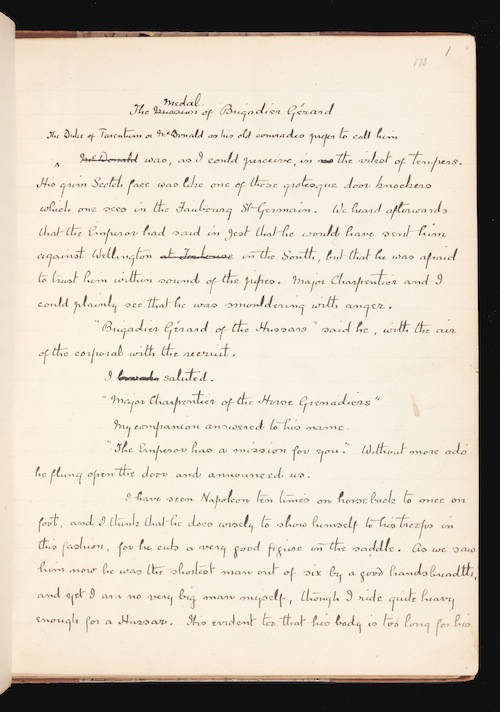 Conan Doyle Manuscript