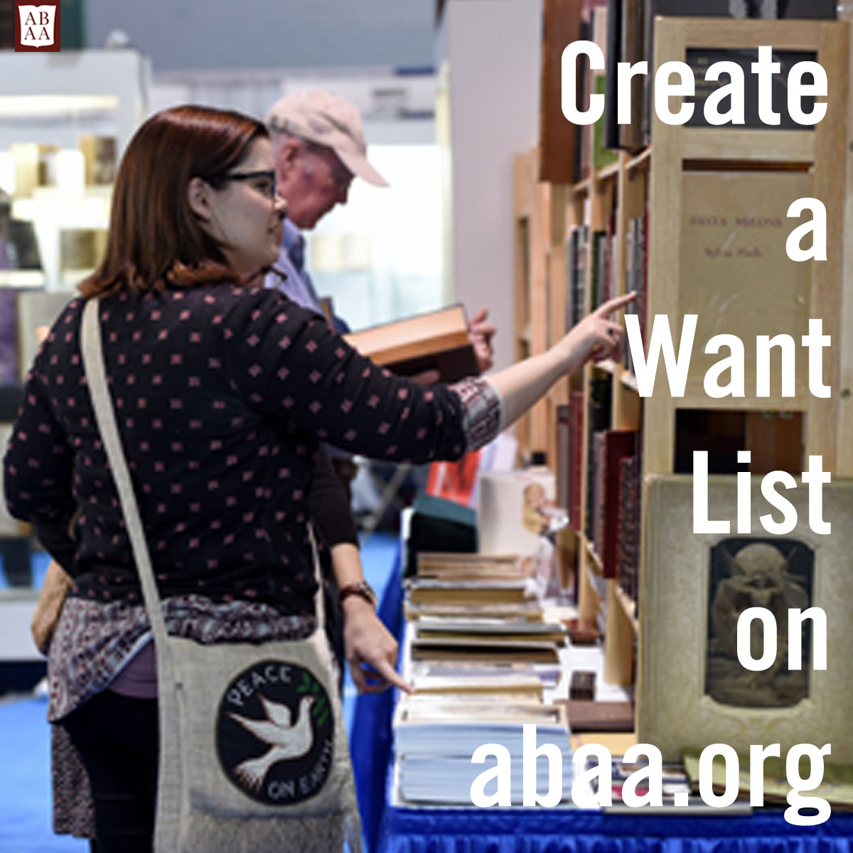 Create a Want List on abaa.org...