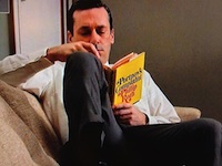 Don Draper reading Portnoy's Complaint