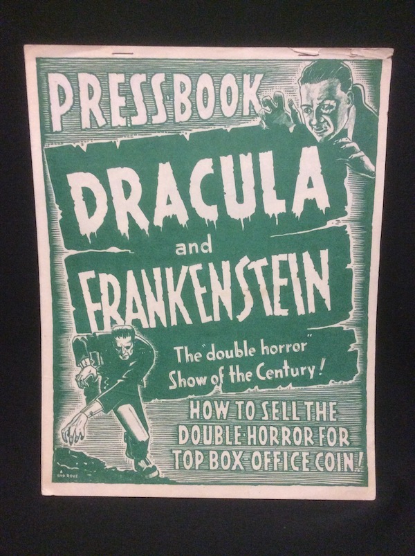 Dracula & Frankenstein Pressbook