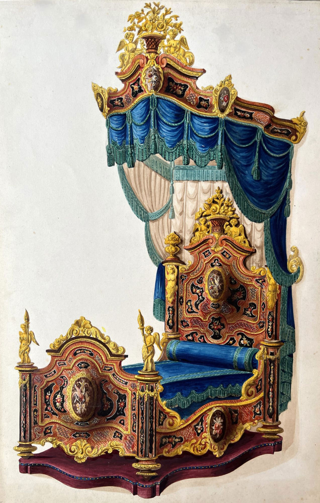 Watercolor Paintings of Furniture