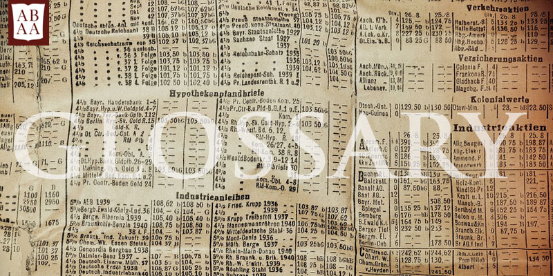 ABAA Glossary of Rare-Book Terms
