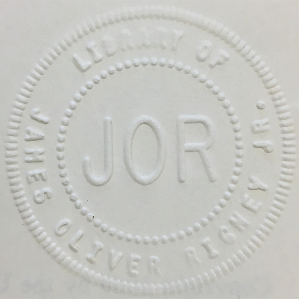 JOR Library Stamp