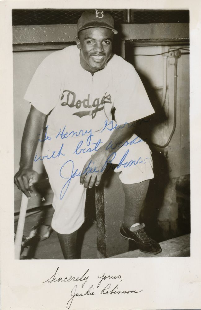 Jackie Robinson, Signed Photograph