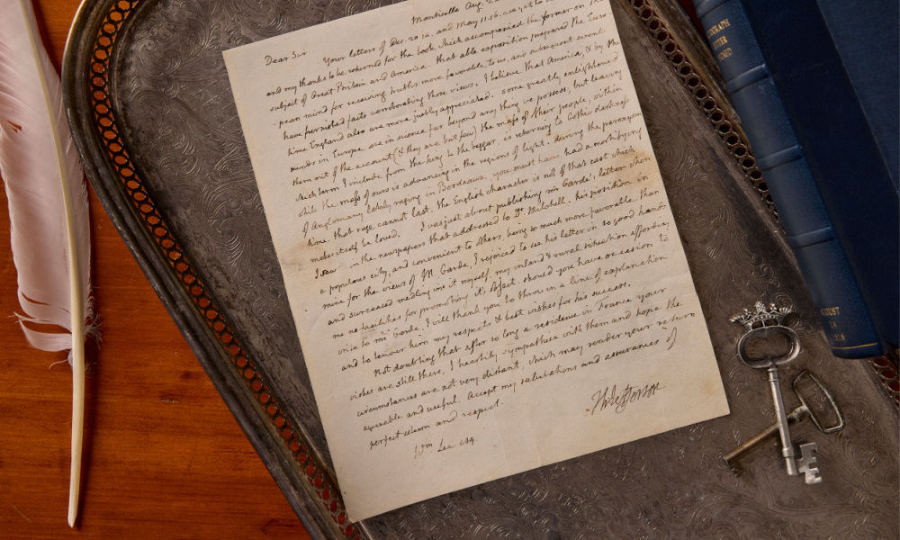 Thomas Jefferson Letter
