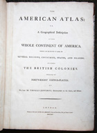 Title Page, Jeffreys' The American Atlas