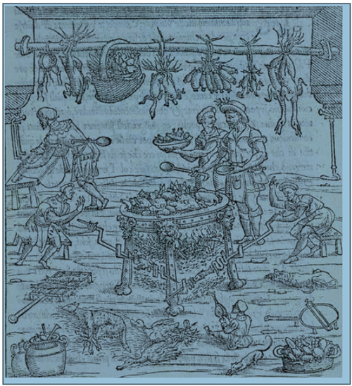 from Christoforo di Messisbugo, Banchetti di vivande, et apparecchio generale (1549)