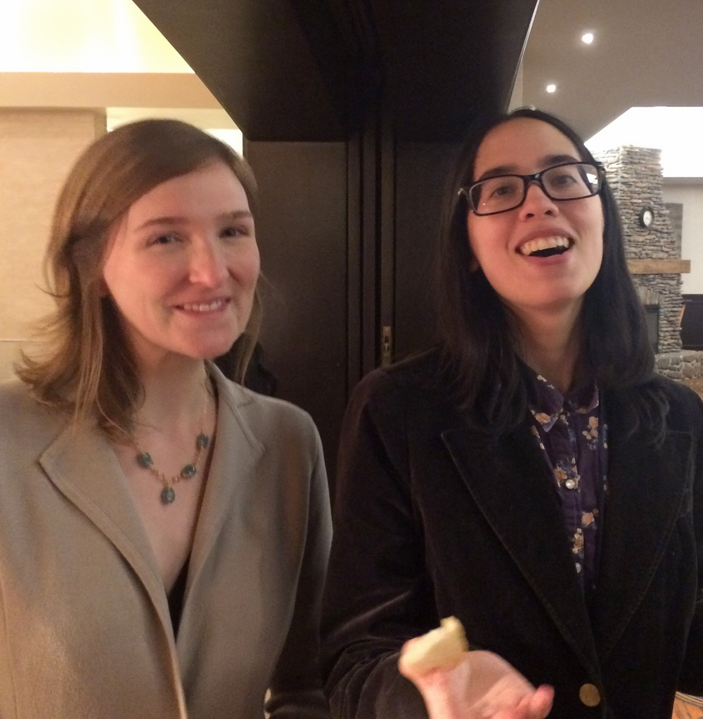 Zoe Abrams (Zoe Abrams Rare Books) and Maria Lin (Rulon-Miller)