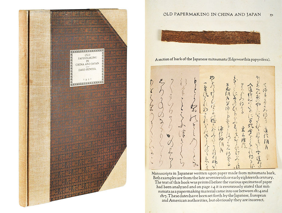 Old Paper making in China and Japan