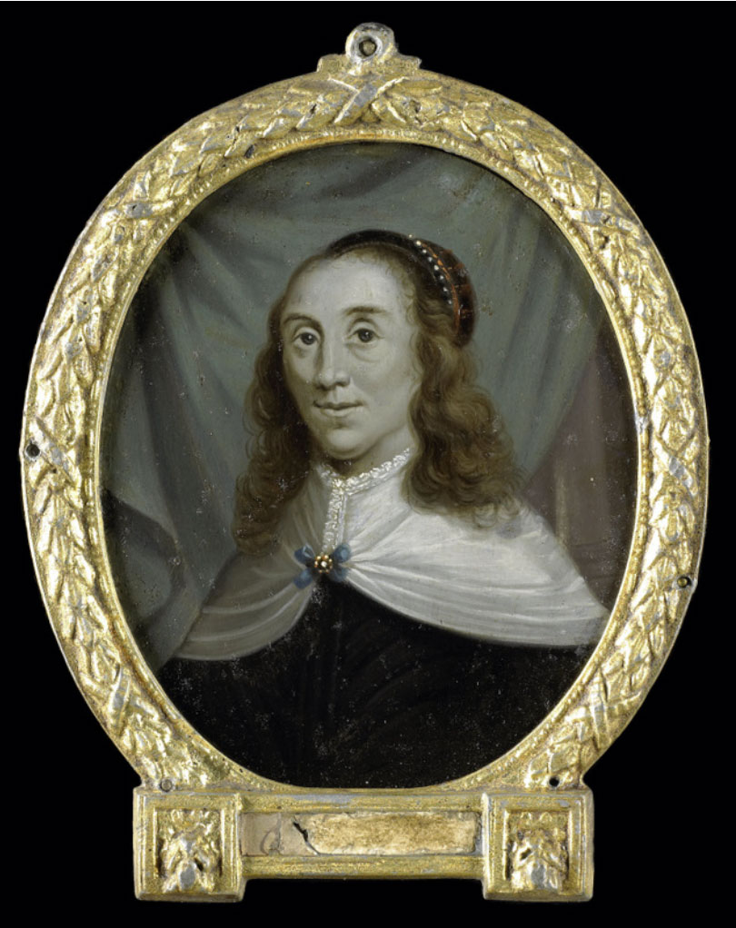Sibylle van Griethuysen (1621-1699), a Dutch poet, painted by Arnoud van Halen, 1700-1720