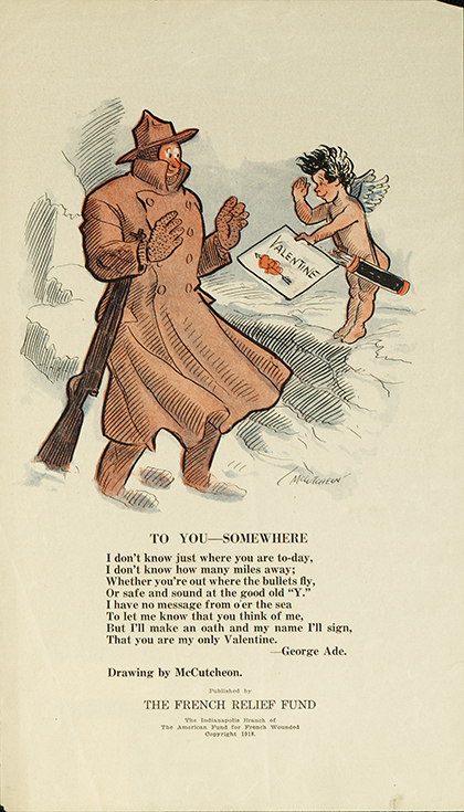 To You Somewhere Rare WW1 Valentine