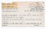 Go Set a Watchman - index card