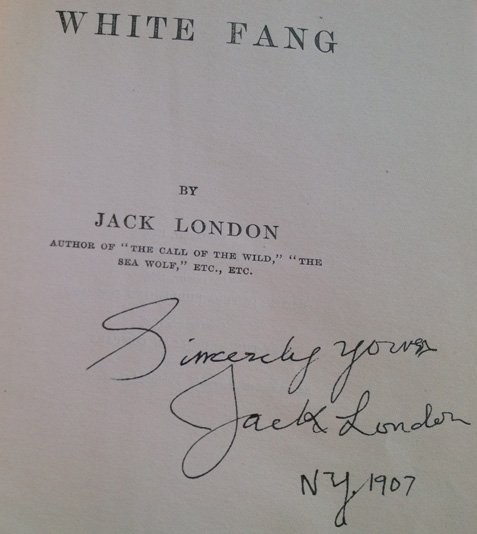 White Fang Fake Signature