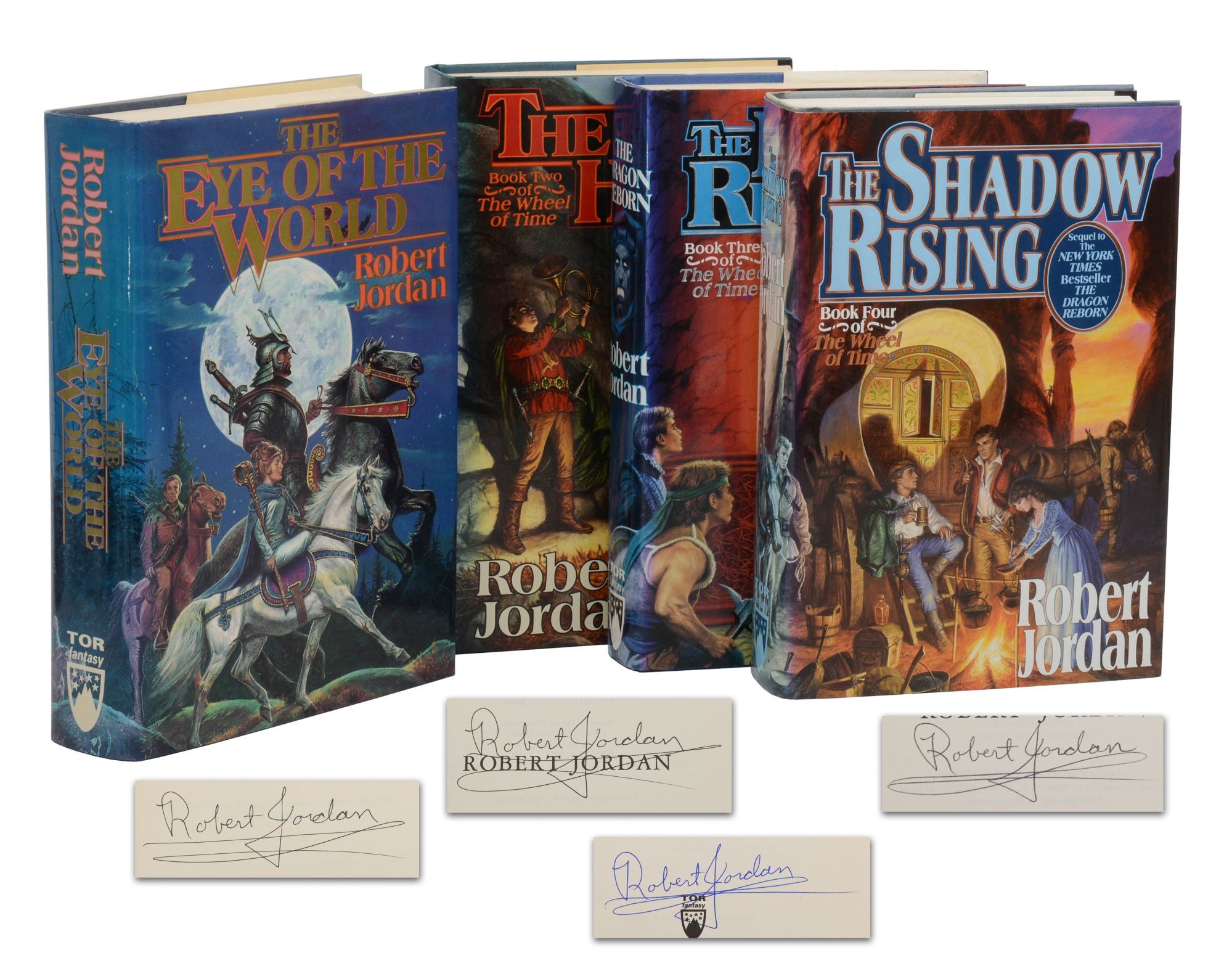 Wheel of Time, First 4 Books, Signed